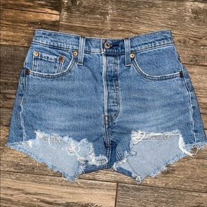 Levi’s 501 Distressed Shorts